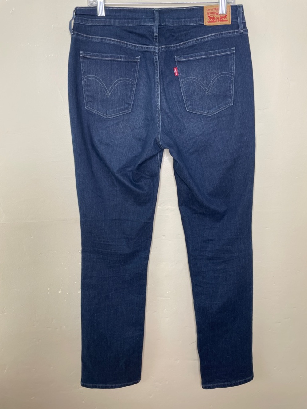 LEVI’S Women’s Blue Jeans 5O5 Straight Mid Rise Medium Wash 5 Pocket Style 10